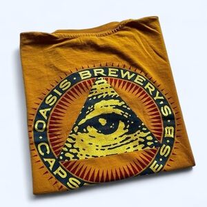 Vintage 1990s Colorado Oasis brewery tee L